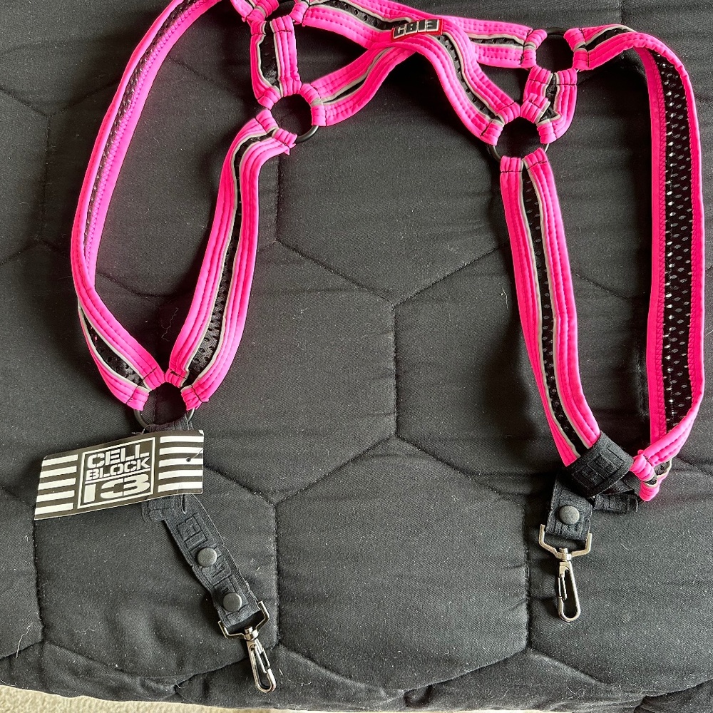Cellblock 13 X-Back Mesh Harness Fetishwear